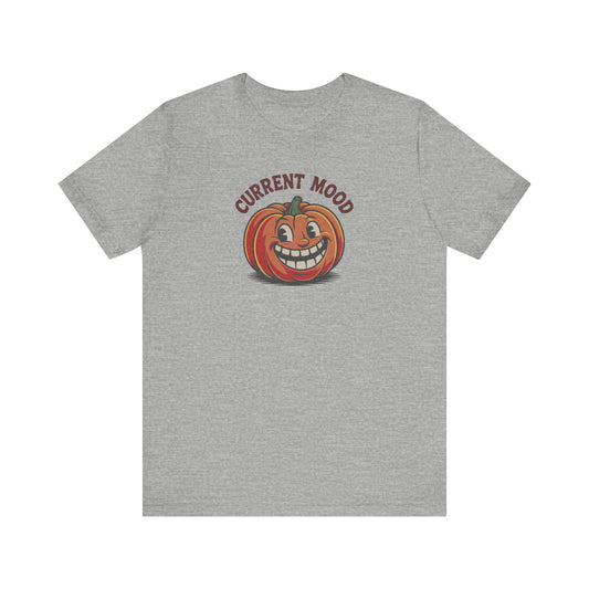 Current Mood (Toothy Jack) — Retro Halloween Tee (Light)