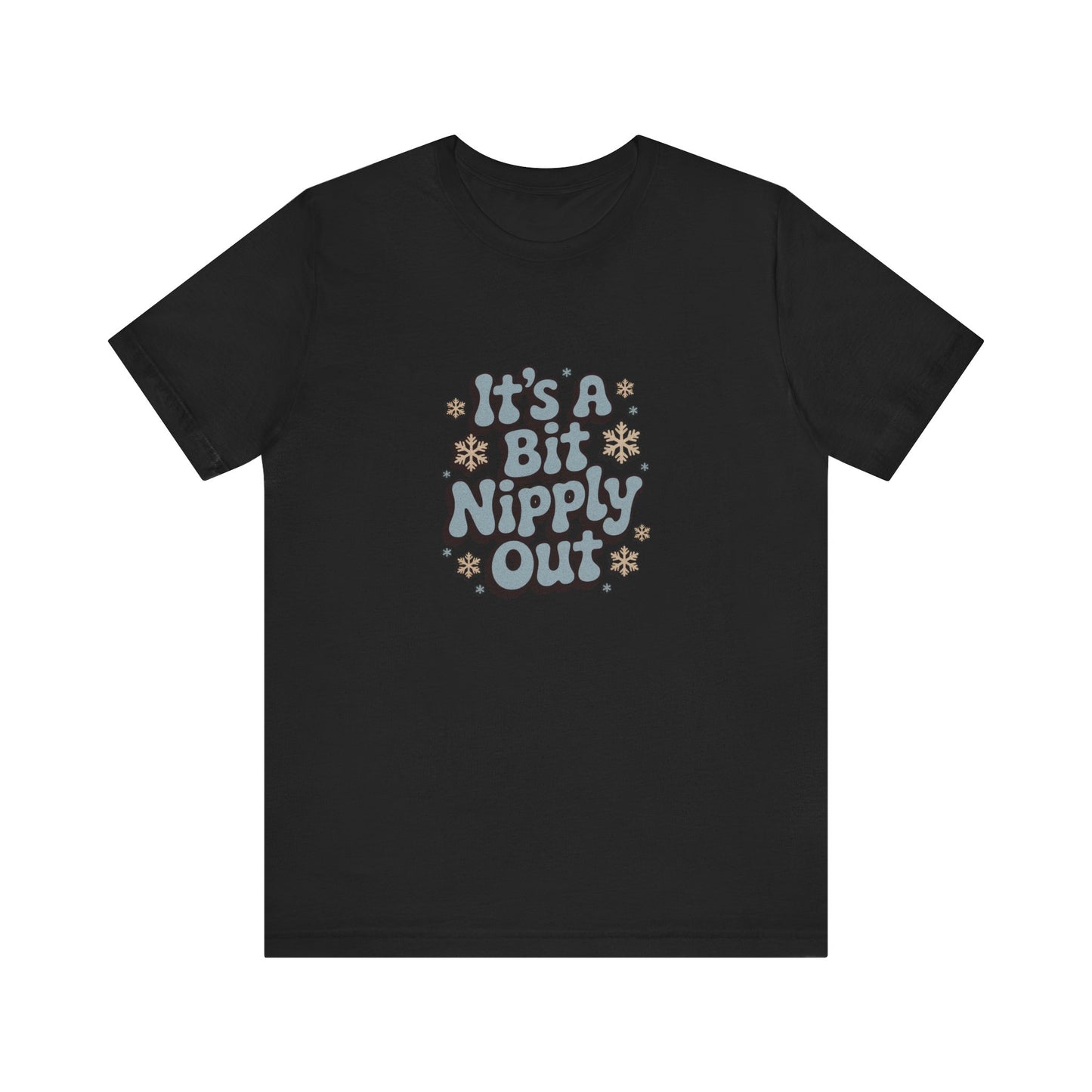 It's a Bit Nipply Out — Christmas Vacation Retro Tee (Dark)