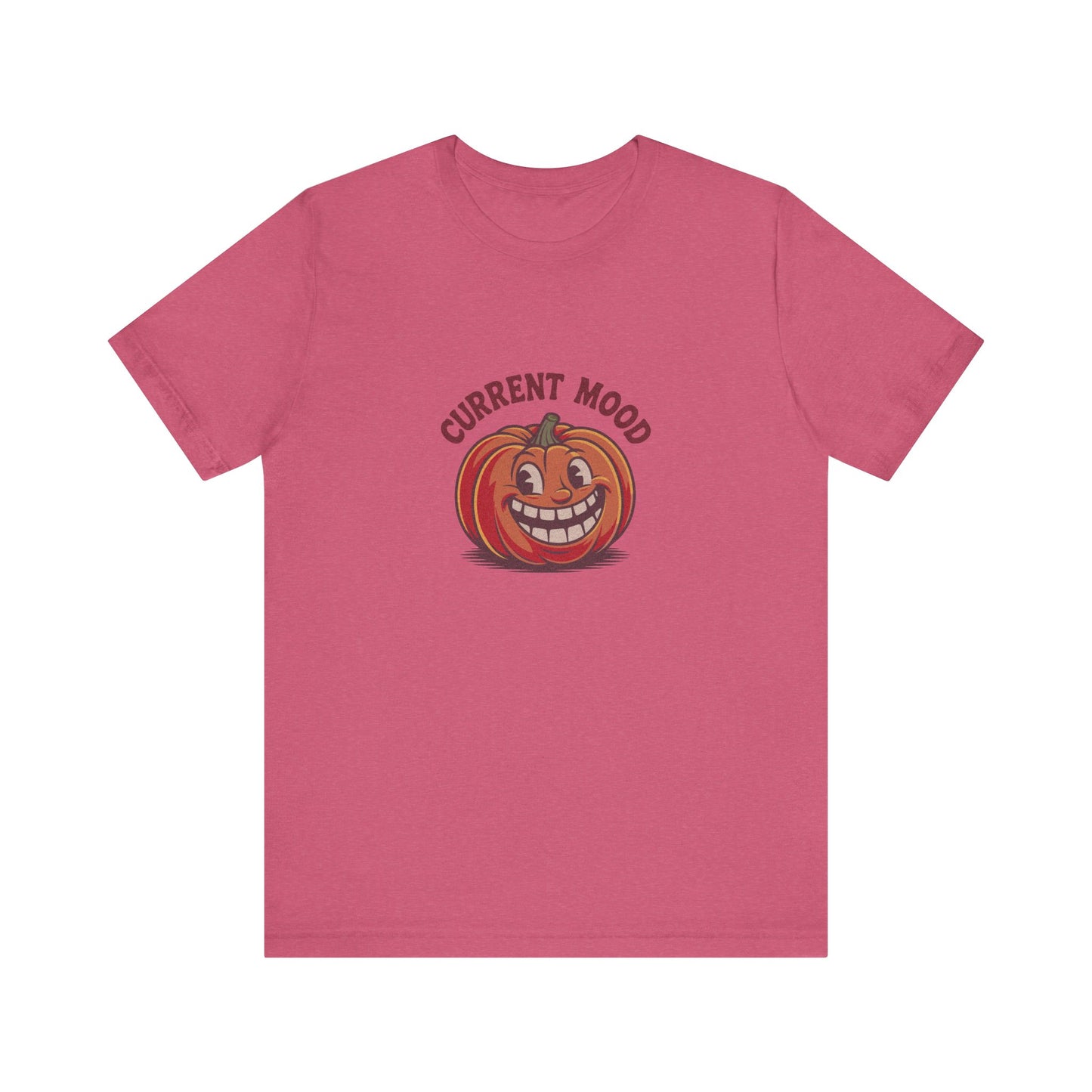 Current Mood (Toothy Jack) — Retro Halloween Tee (Light)