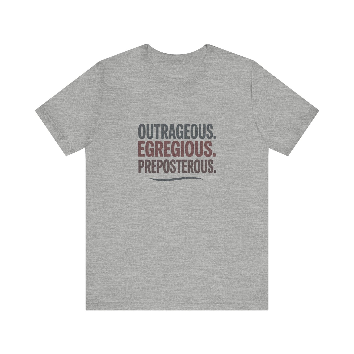 Outrageous Egregious Preposterous — Seinfeld Retro Tee (Light)