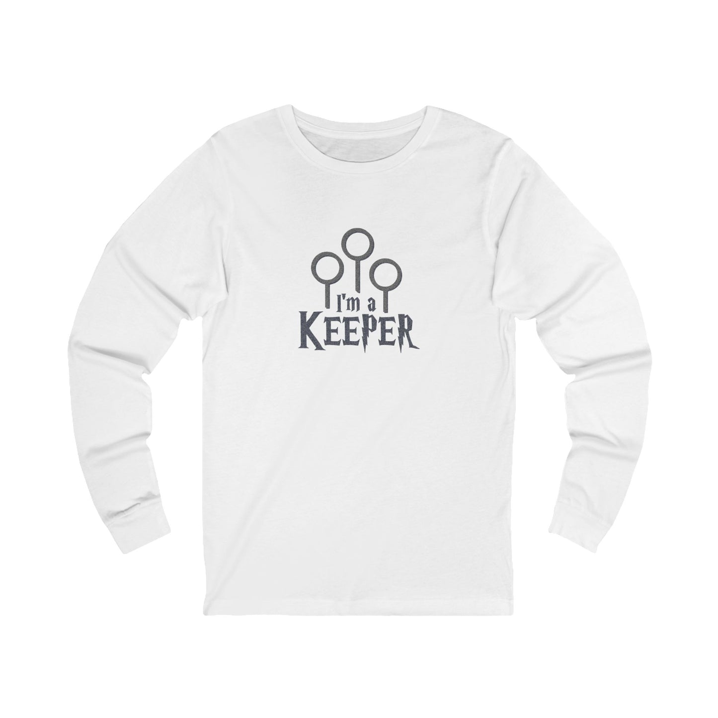 I’m a Keeper — Harry Potter Quidditch Retro Long Sleeve (Light)