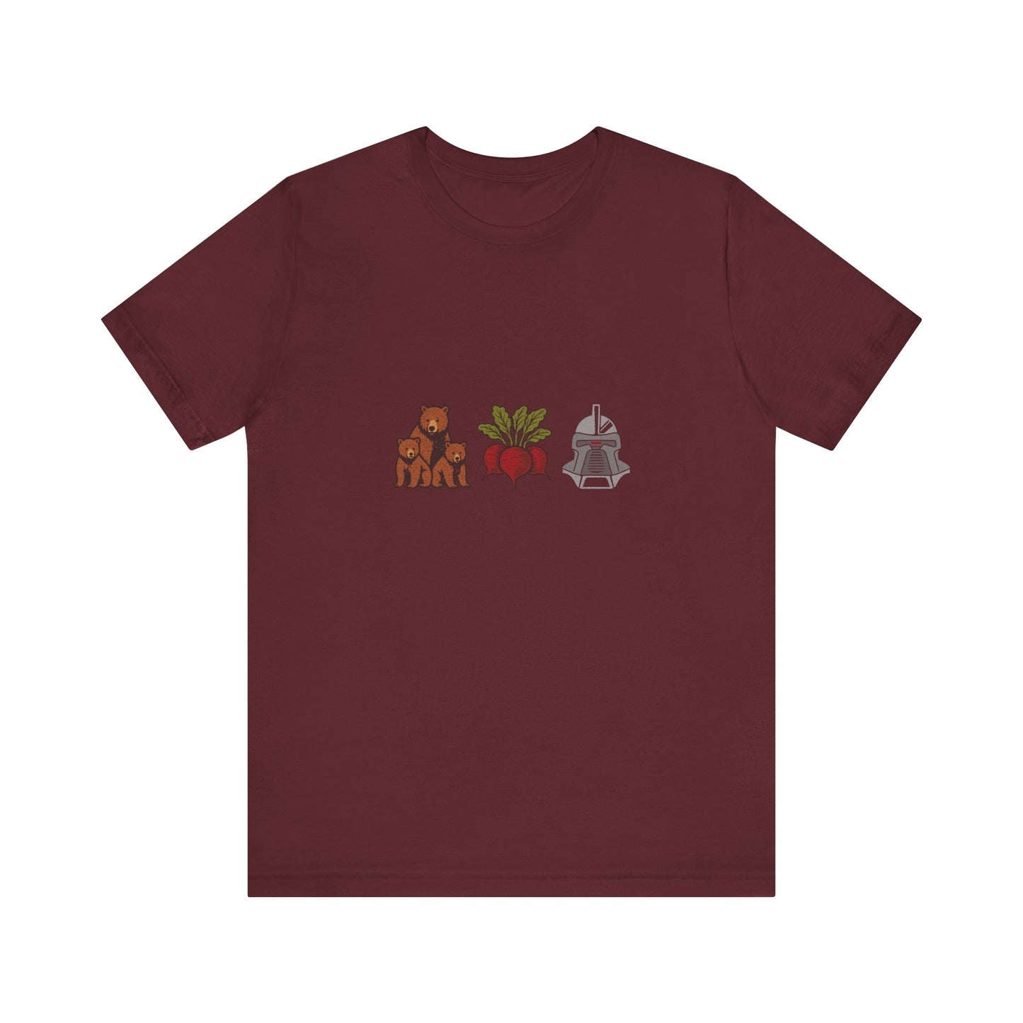 Bears, Beets, Battlestar (Icons) — Retro Tee (Dark)
