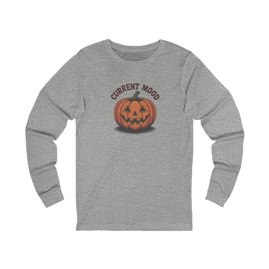 Current Mood (Vintage Jack) — Retro Halloween Long Sleeve (Light)