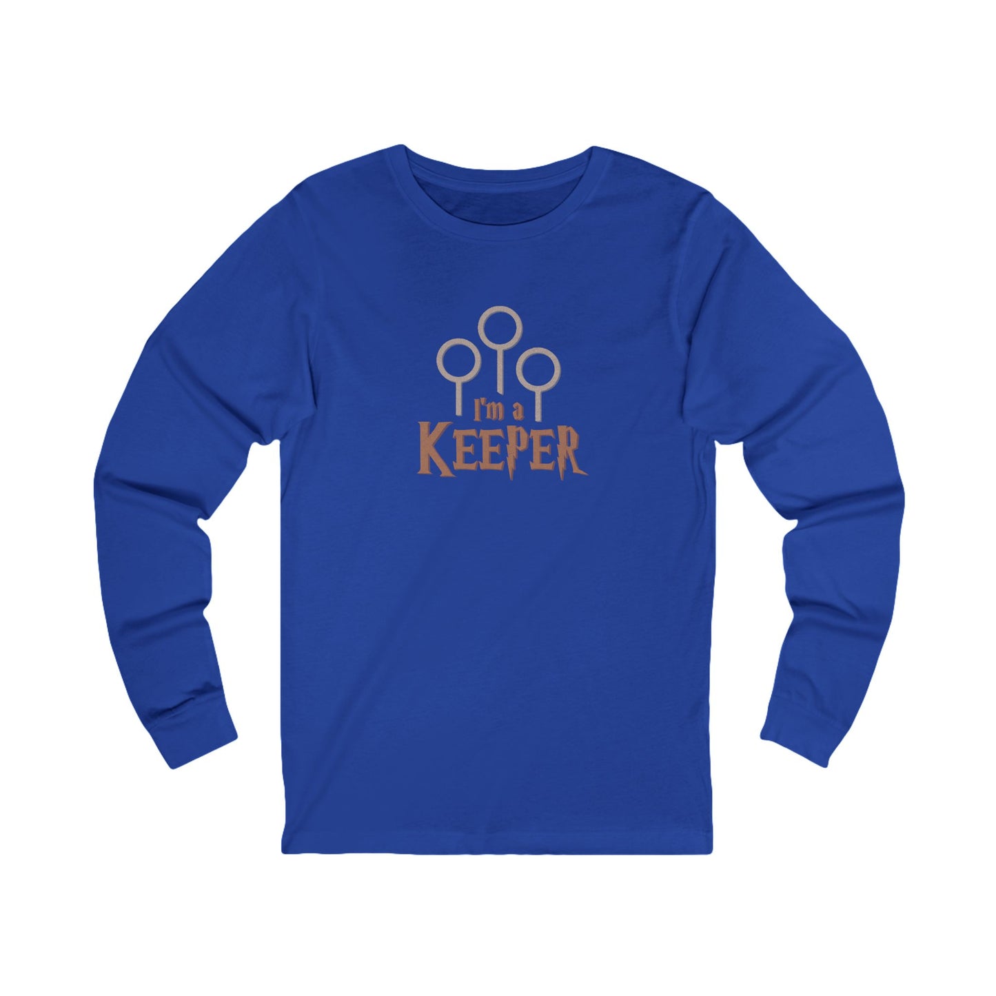 I’m a Keeper — Harry Potter Quidditch Retro Long Sleeve (Dark)
