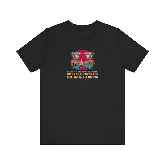Open Bar (for the Kids) — Friends Retro Tee (Dark)