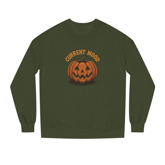 Current Mood (Vintage Jack) — Retro Halloween Sweatshirt (Dark)