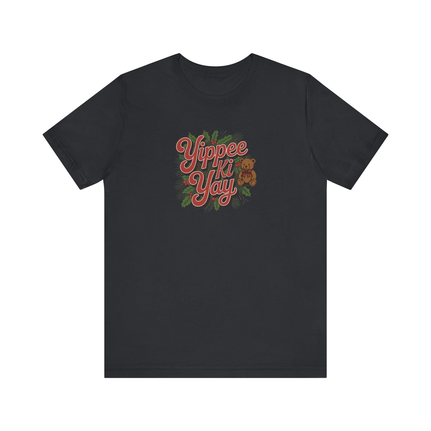 Yippee Ki Yay — Die Hard Retro Christmas Tee (Dark)