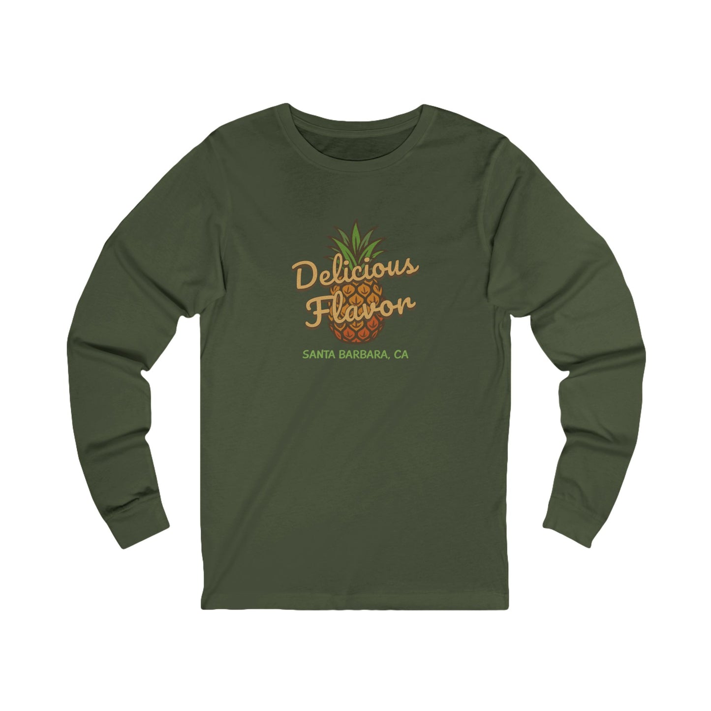 Delicious Flavor — Santa Barbara Pineapple Long Sleeve (Dark)