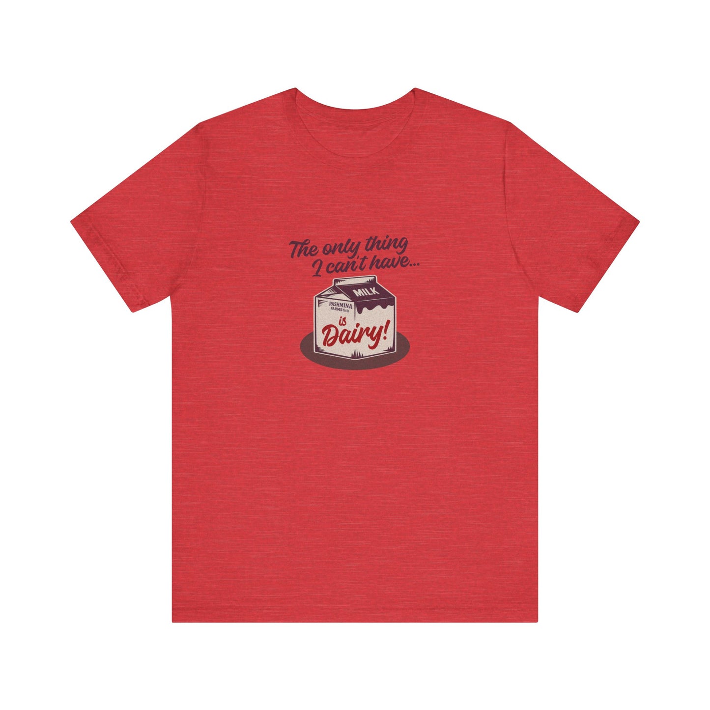 Can’t Have Dairy — Friends Jill Green Retro Tee (Light)