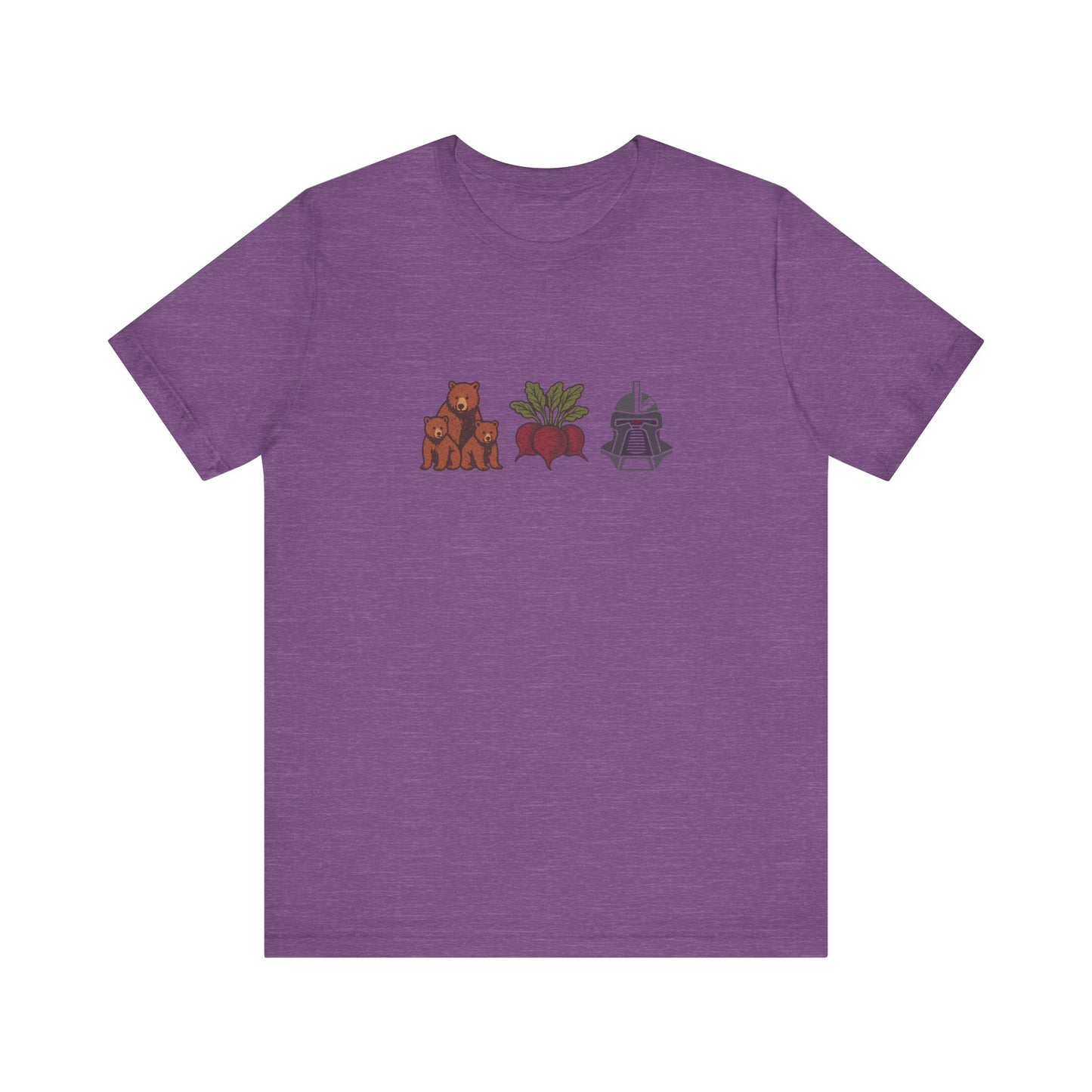 Bears, Beets, Battlestar (Icons) — Retro Tee (Light)