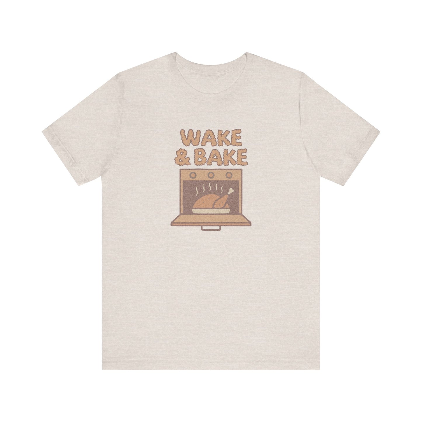 Wake & Bake — Retro Thanksgiving Turkey Tee (Light)