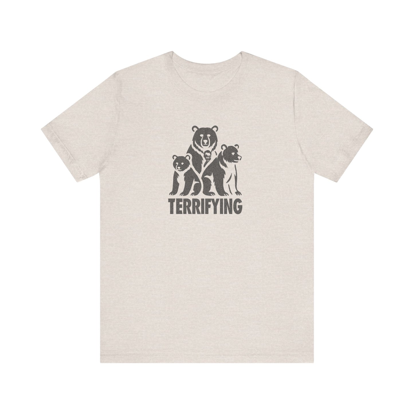 Bears Are Terrifying — Retro Silhouette Tee (Light)