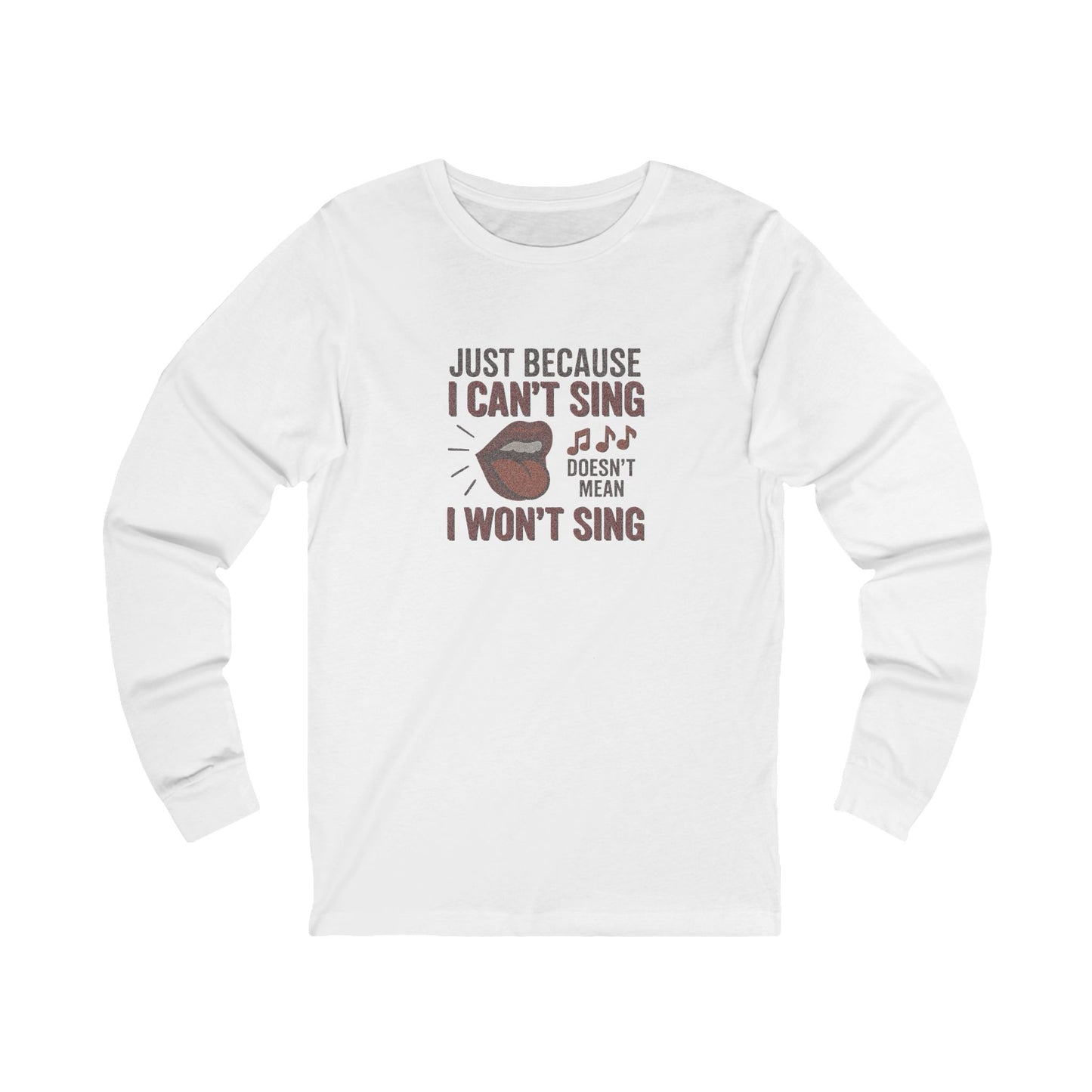 Sing Like Nobody’s Listening — Retro Long Sleeve (Light)