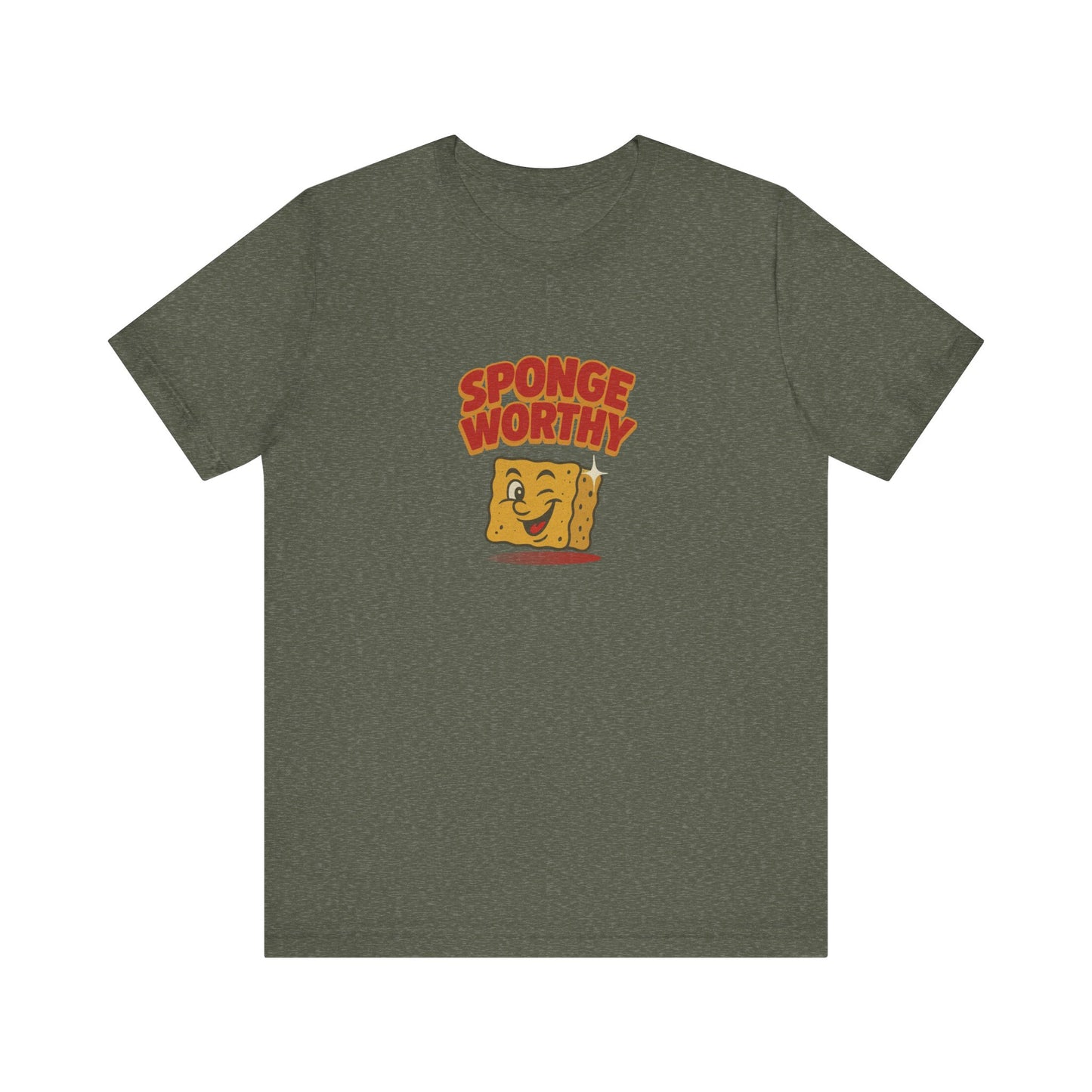 Spongeworthy — Seinfeld Retro Cartoon Tee (Dark)