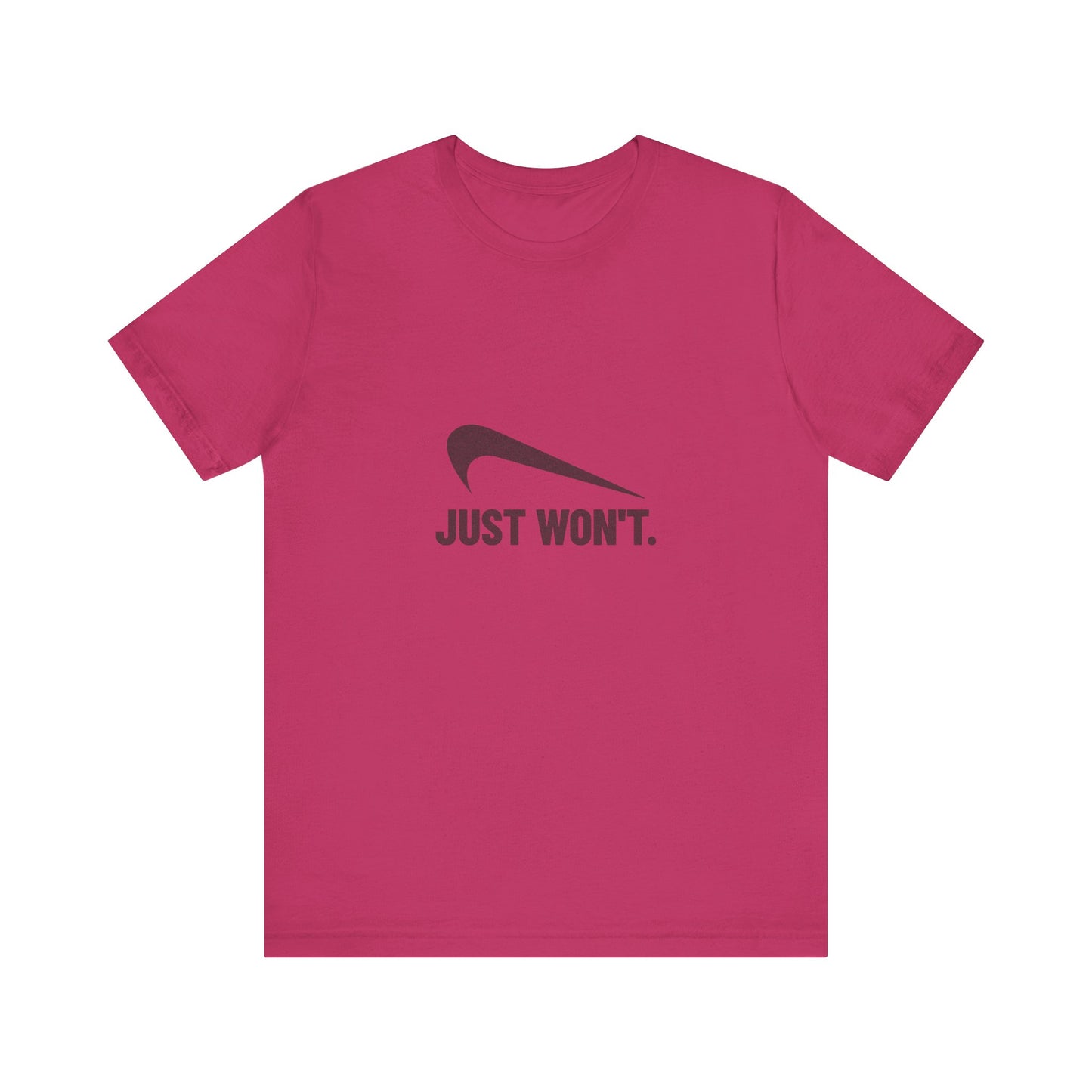 Just Won’t Athletic Parody — Retro Workout Tee (Light)