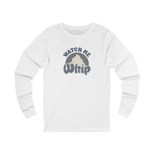 Watch Me Whip — Retro Thanksgiving Long Sleeve (Light)