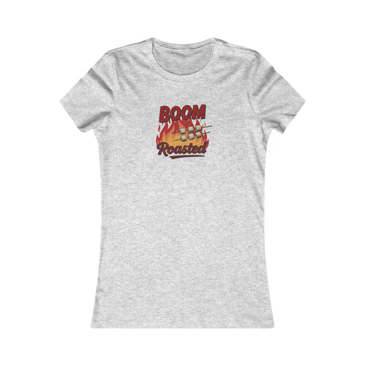 Boom, Roasted — Michael Scott Women's Tee (Light)