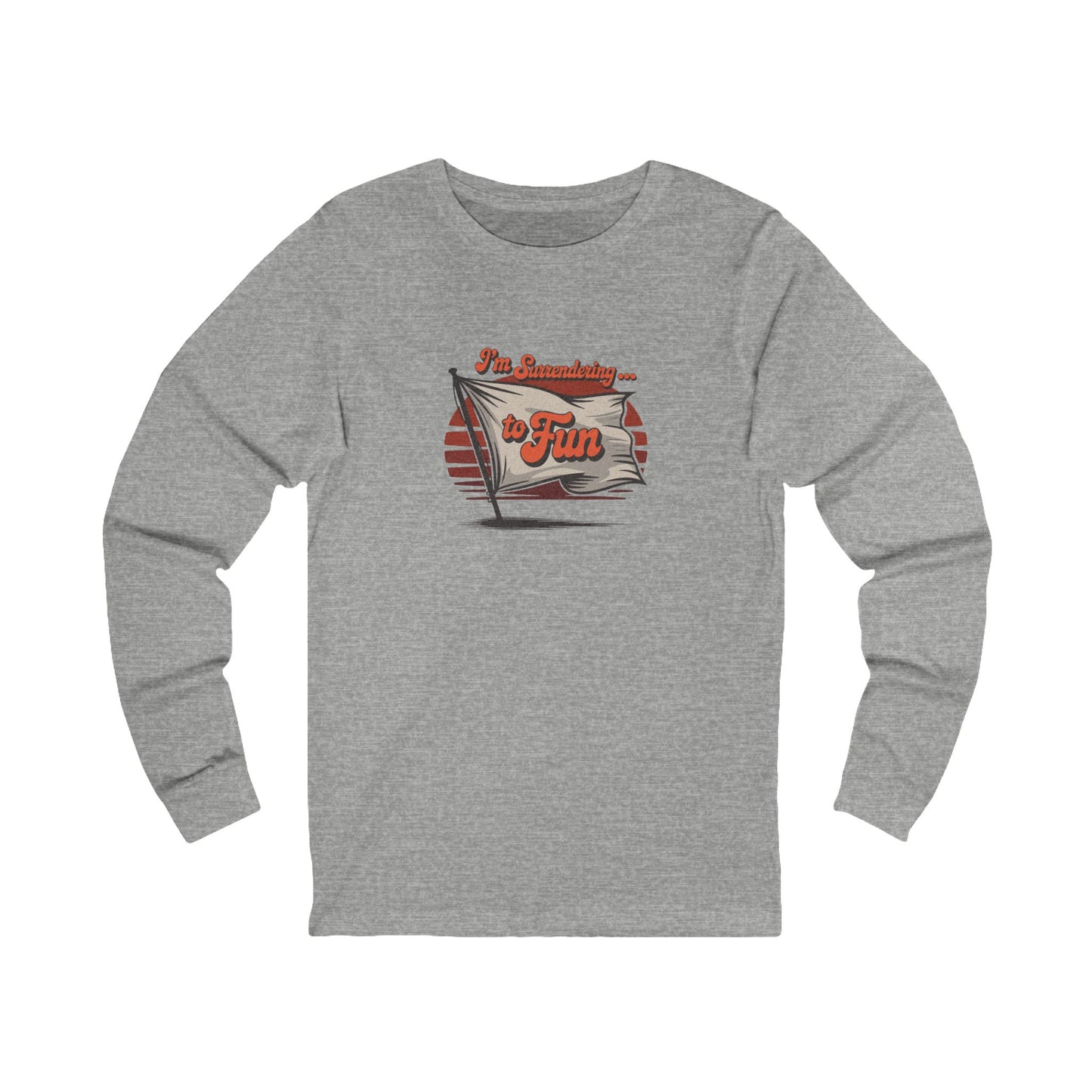 I'm Surrendering to Fun — Fun with Flags Retro Long Sleeve (Light)