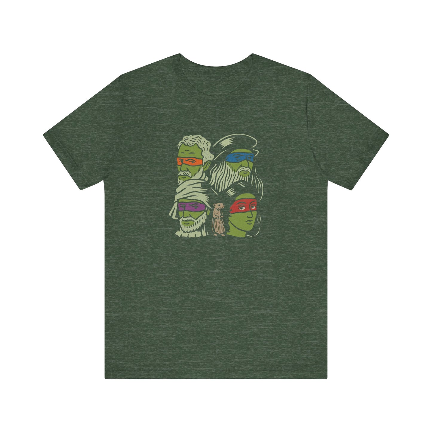 Renaissance Ninja Turtles — TMNT Retro Tee (Dark)