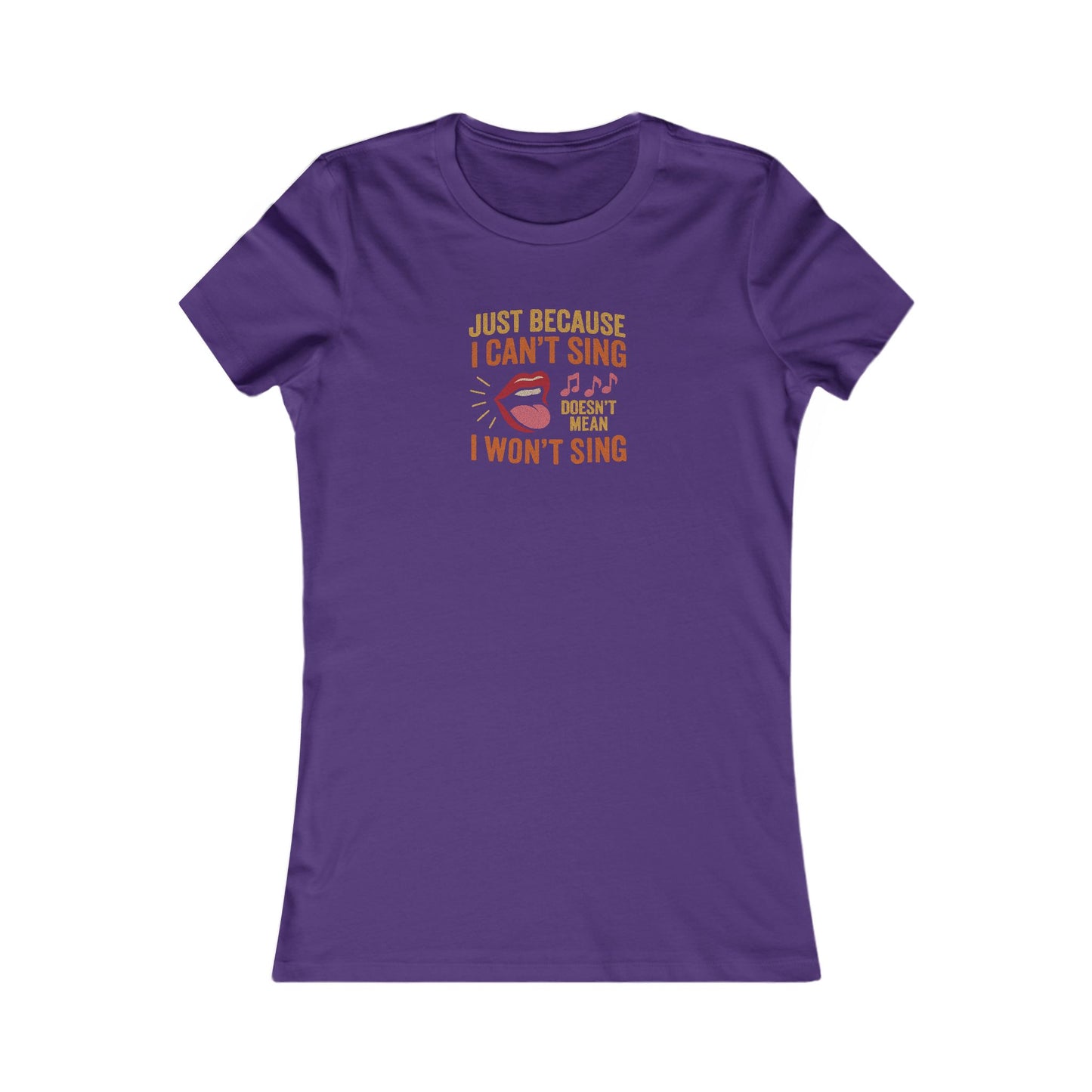 Sing Like Nobody’s Listening — Retro Women's Tee (Dark)