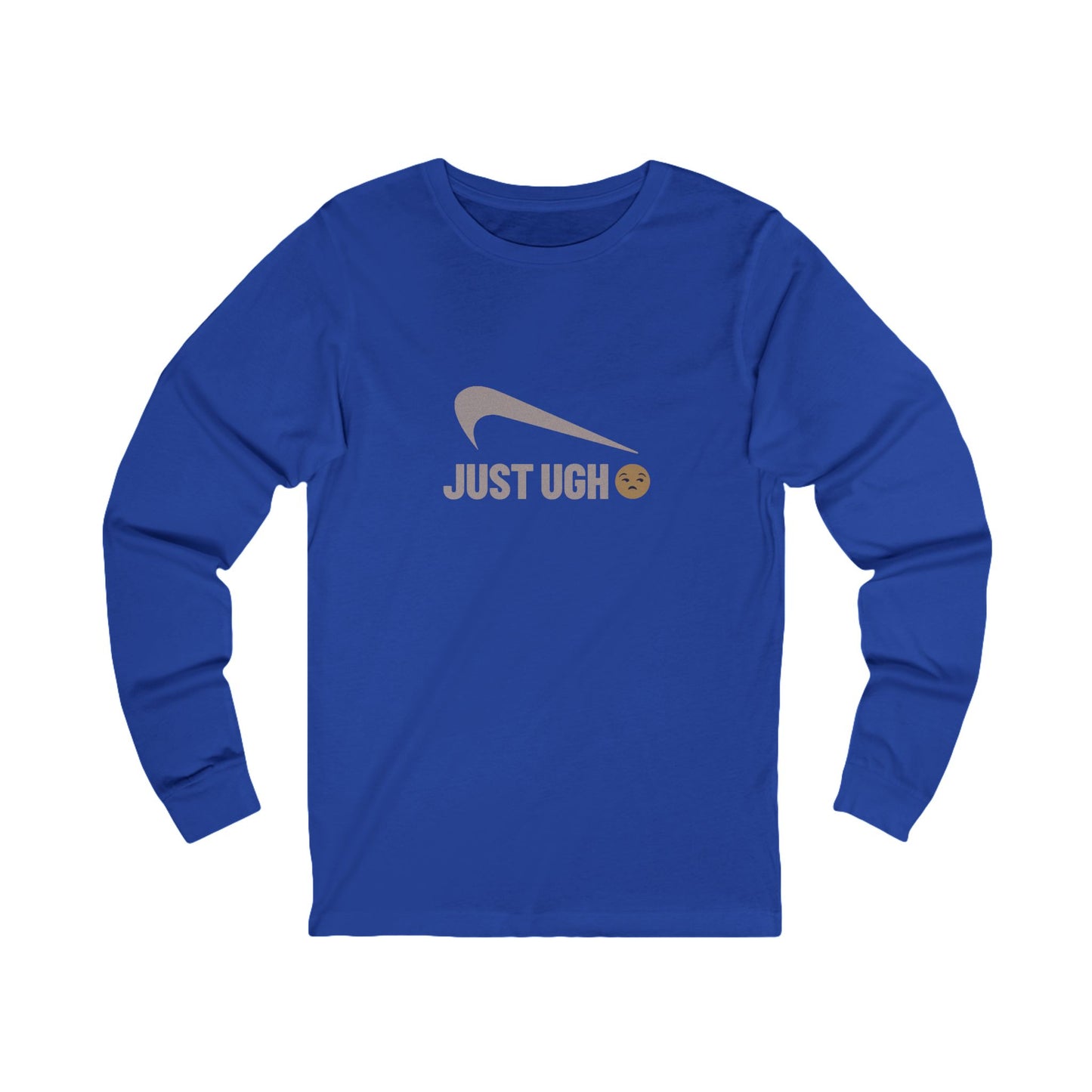 Just Ugh π Athletic Parody β Retro Workout Long Sleeve (Dark)
