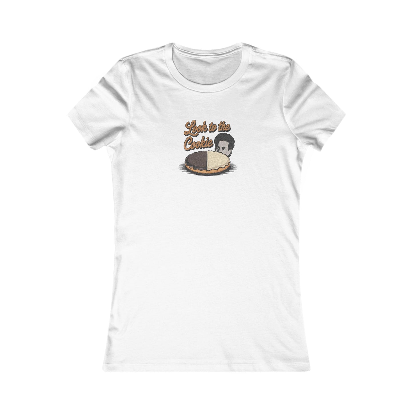 Look to the (Black-and-White) Cookie — Seinfeld Retro Women's Tee (Light)