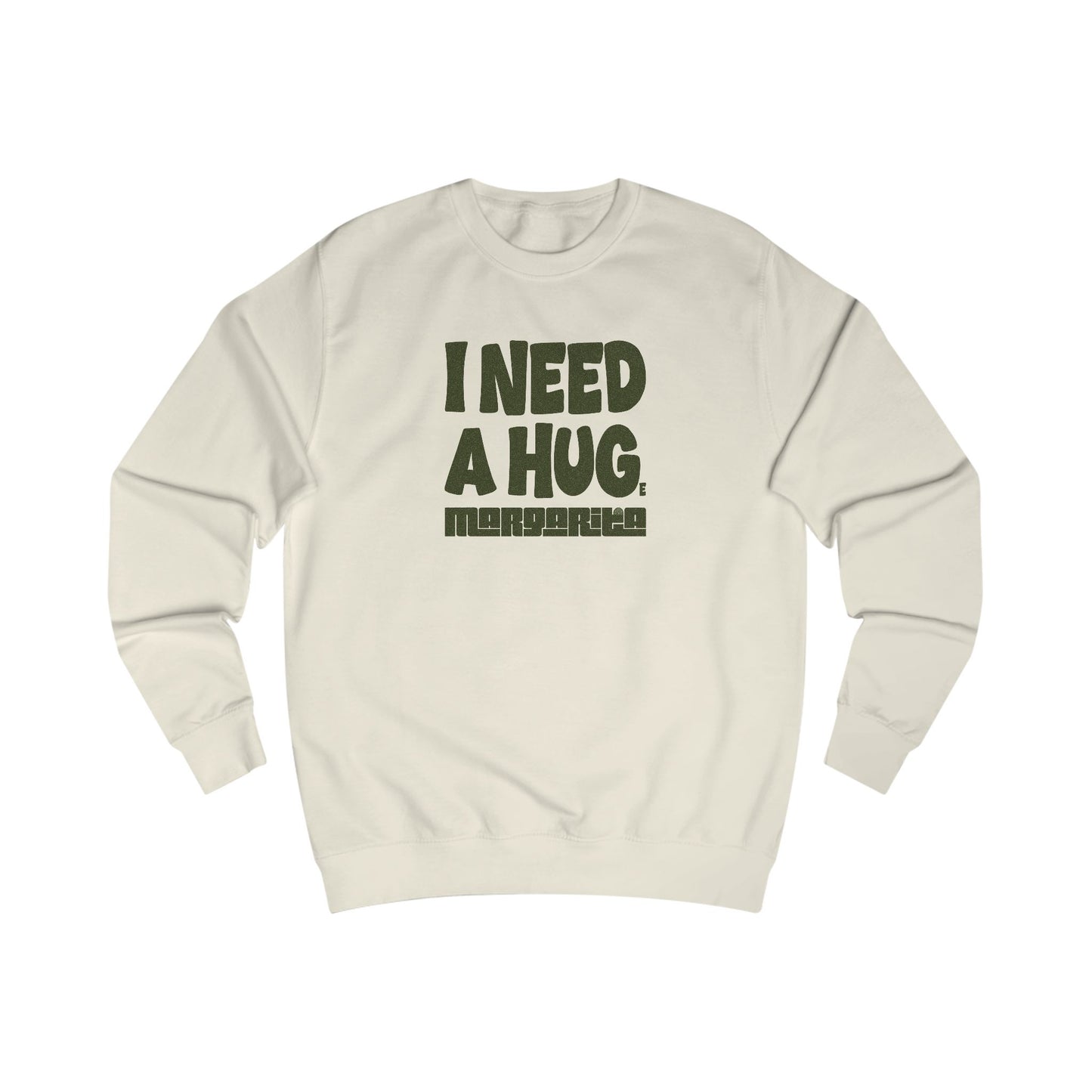 I Need a Huge Margarita – Bar Humor Retro Sweatshirt (Light)