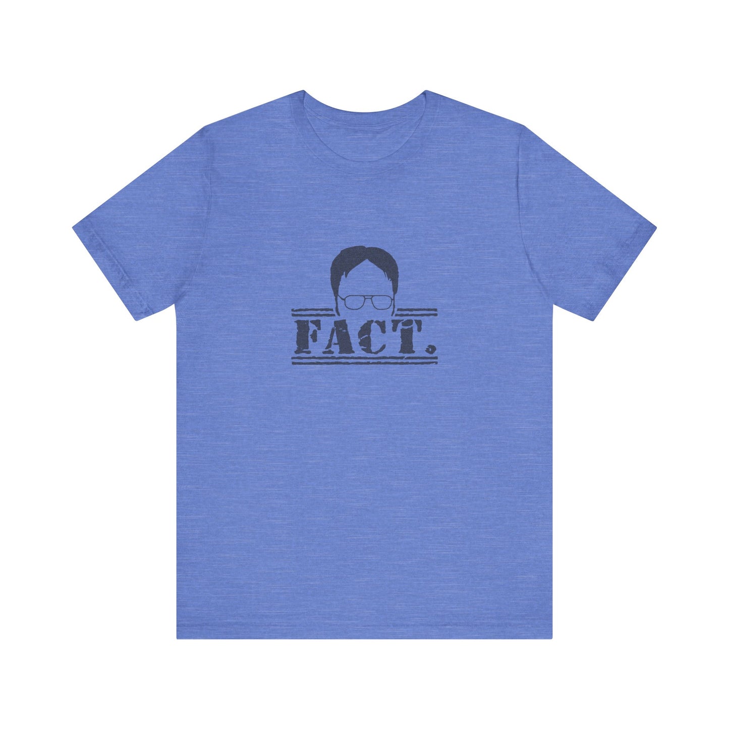 Dwight Schrute FACT. — The Office-Inspired Retro Tee (Light)