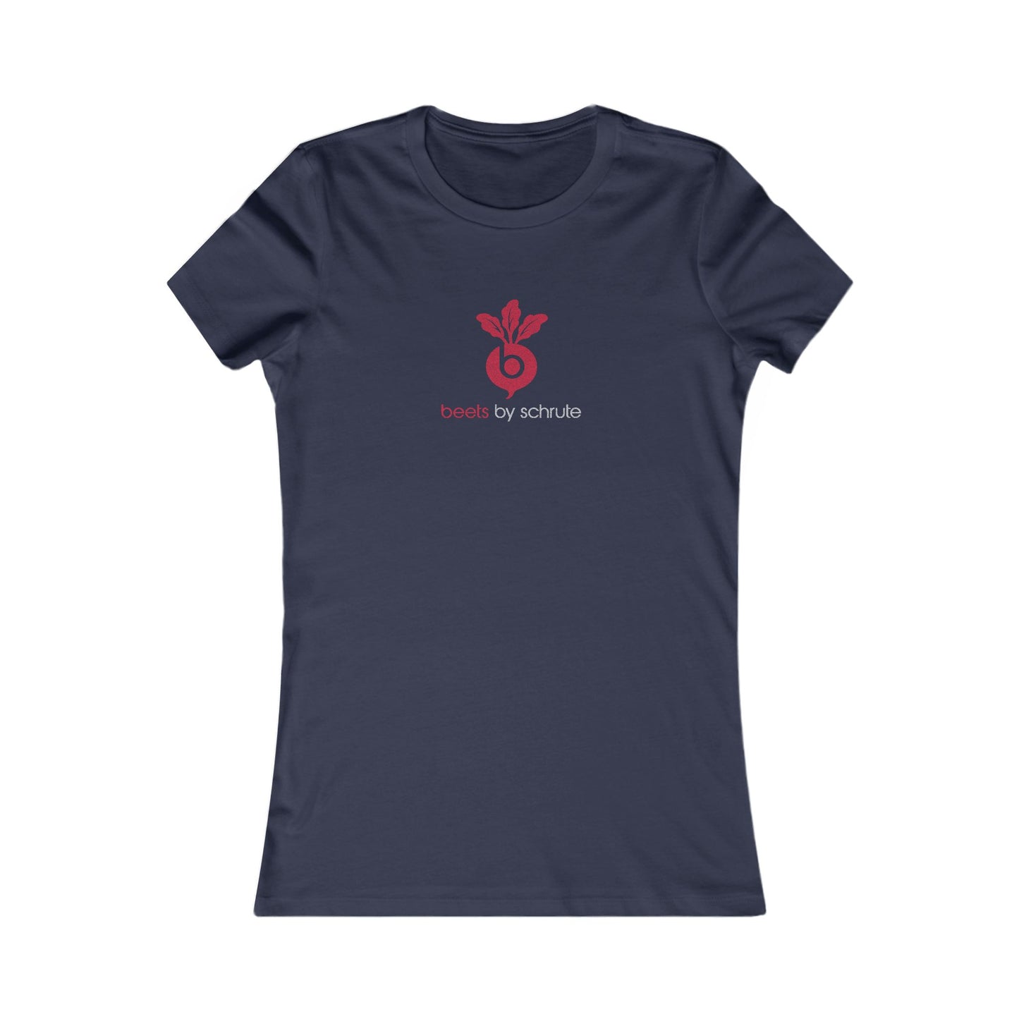 Beets by Schrute Parody Brand — The Office Retro Women's Tee (Dark)