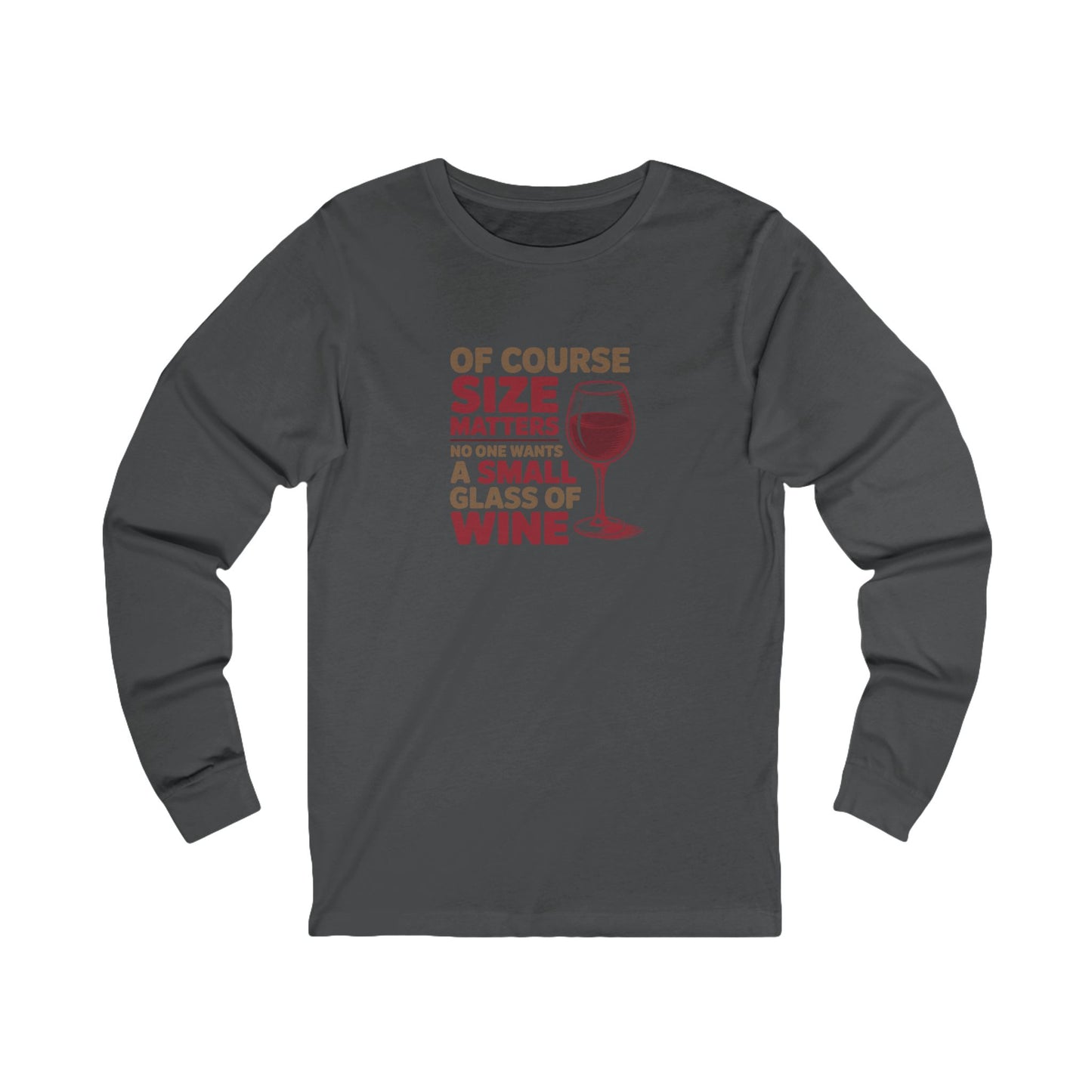 Big Glass Energy — Wine Lover Retro Long Sleeve (Dark)