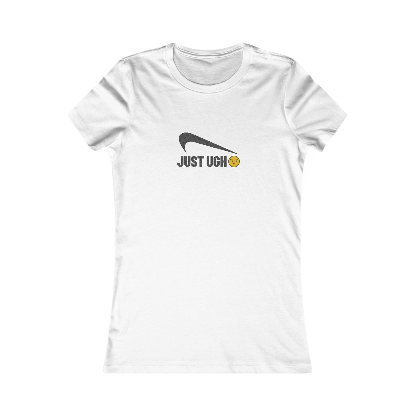 Just Ugh π Athletic Parody β Retro Workout Women's Tee (Light)