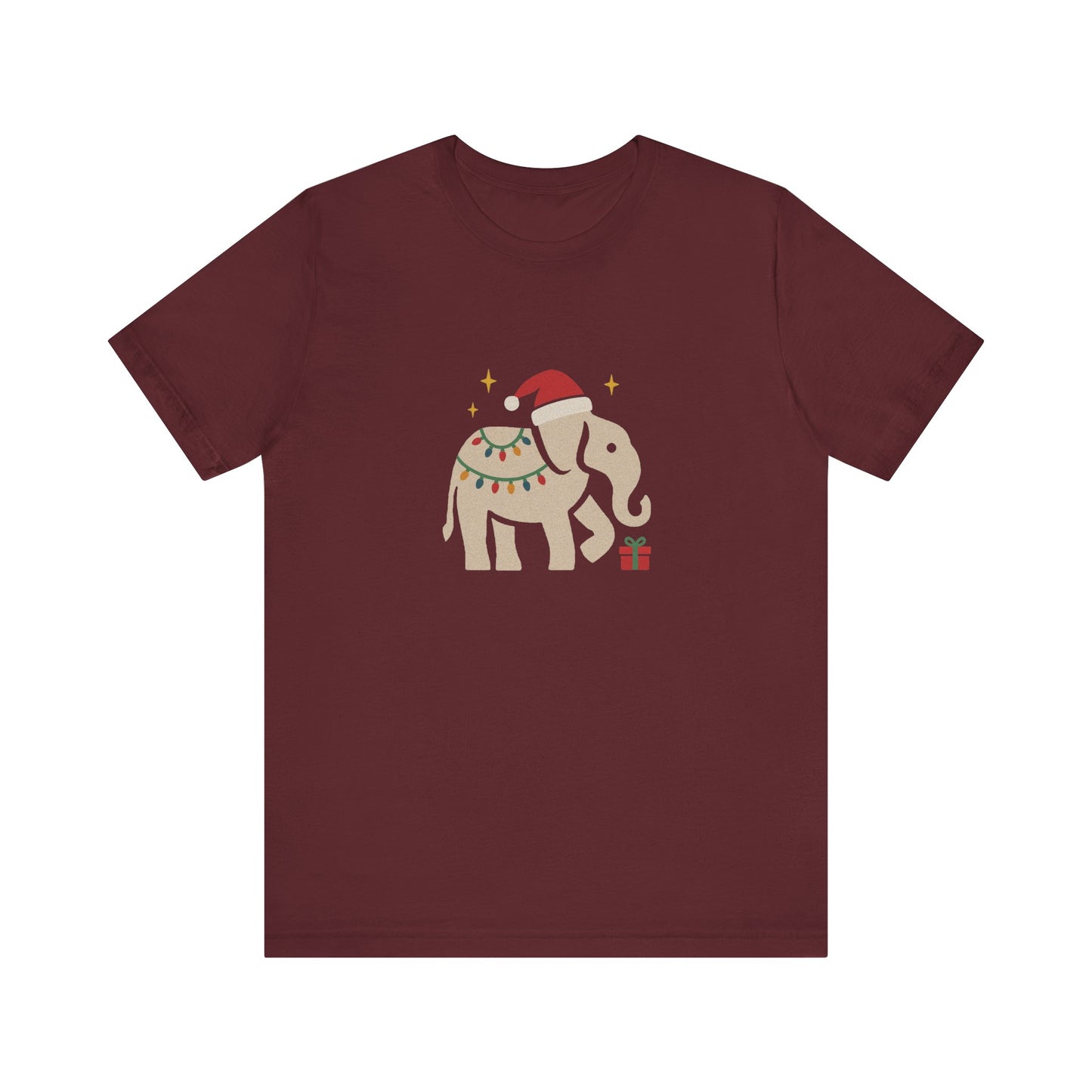 White Elephant Season — Retro Christmas Graphic Tee (Dark)
