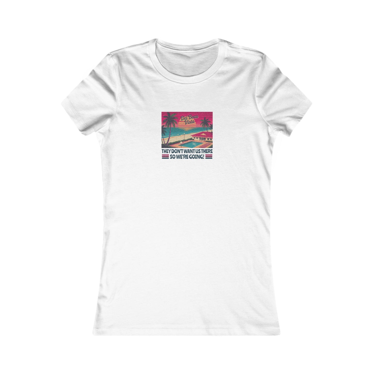 Del Boca Vista (We’re Going!) — Seinfeld Retro Women's Tee (Light)