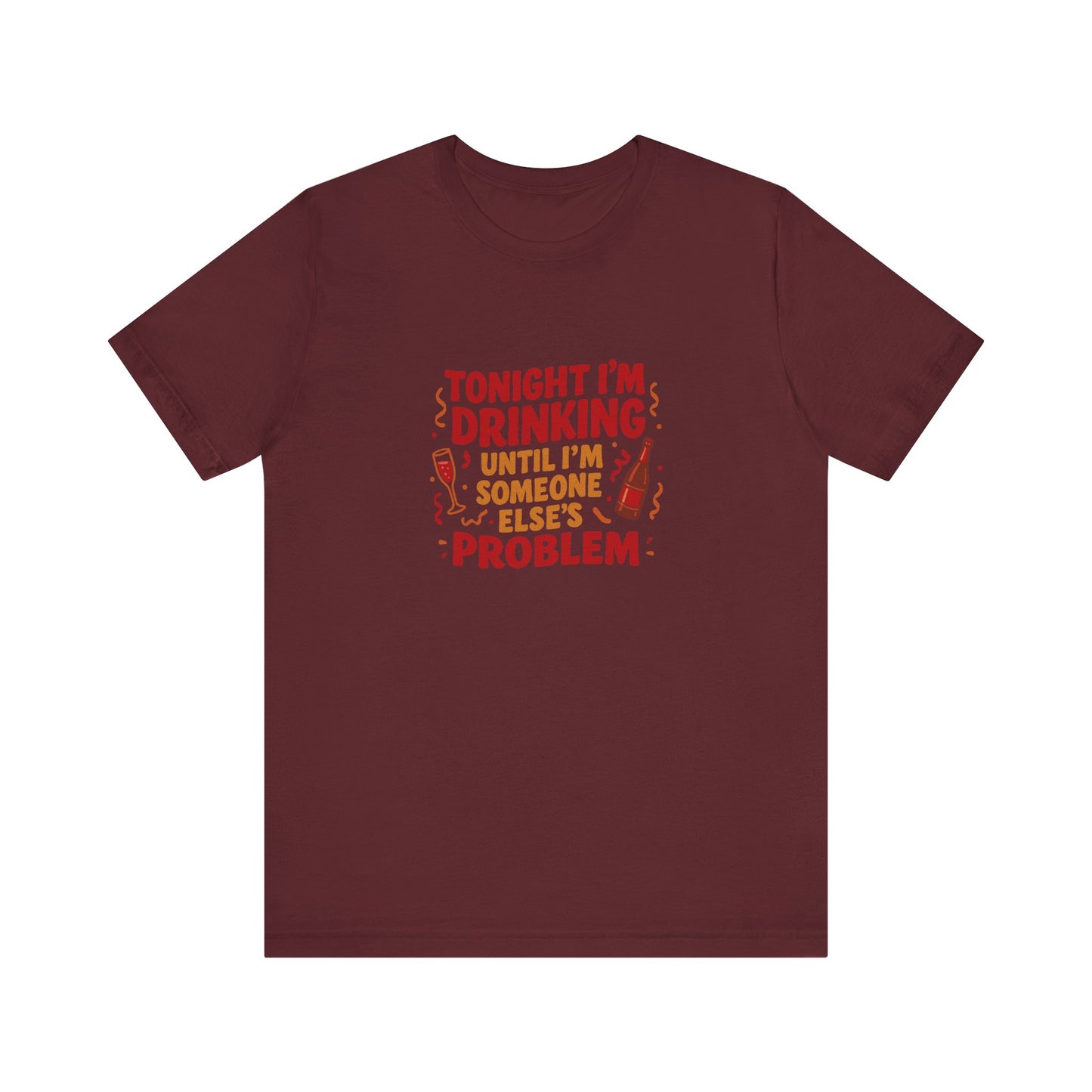 The Problem is Coming From Inside the Bar — Retro Tee (Dark)