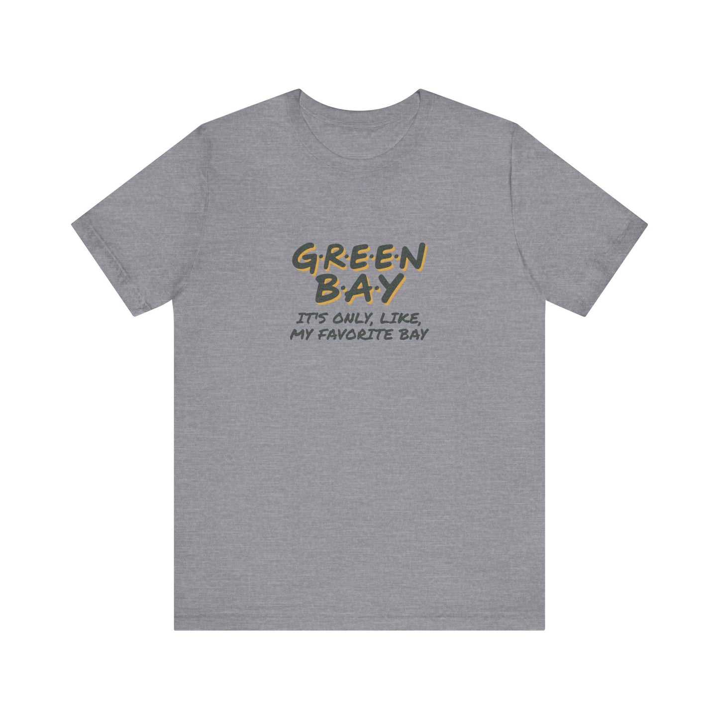 Green Bay (My Favorite Bay) — Phoebe Buffay Football Tee (Light)