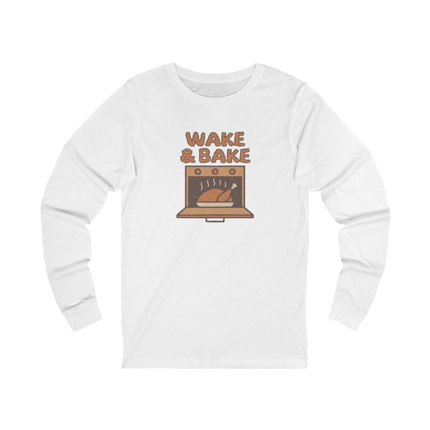 Wake & Bake — Retro Thanksgiving Turkey Long Sleeve (Light)