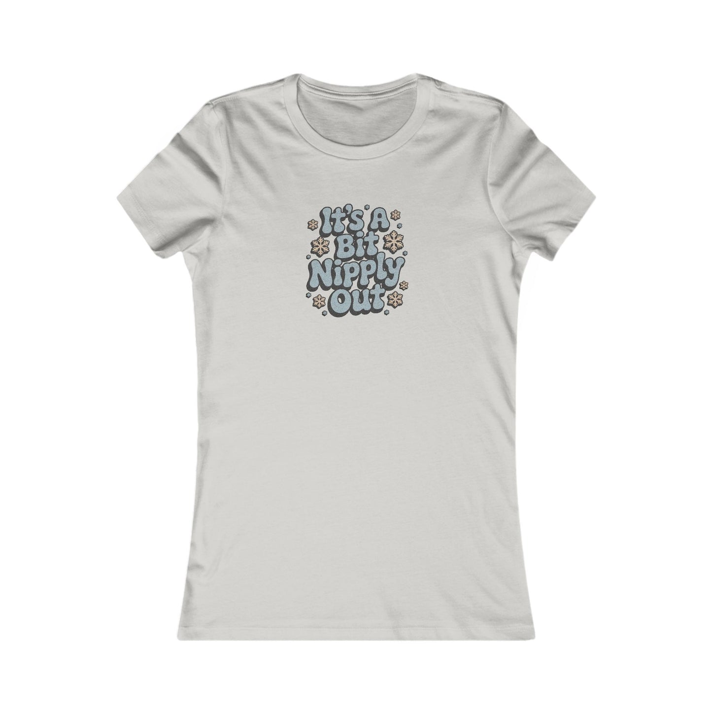 It's a Bit Nipply Out — Christmas Vacation Retro Women's Tee (Light)
