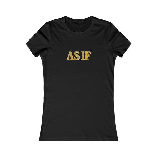 As If — Clueless Cher Horowitz Retro Women's Tee (Dark)