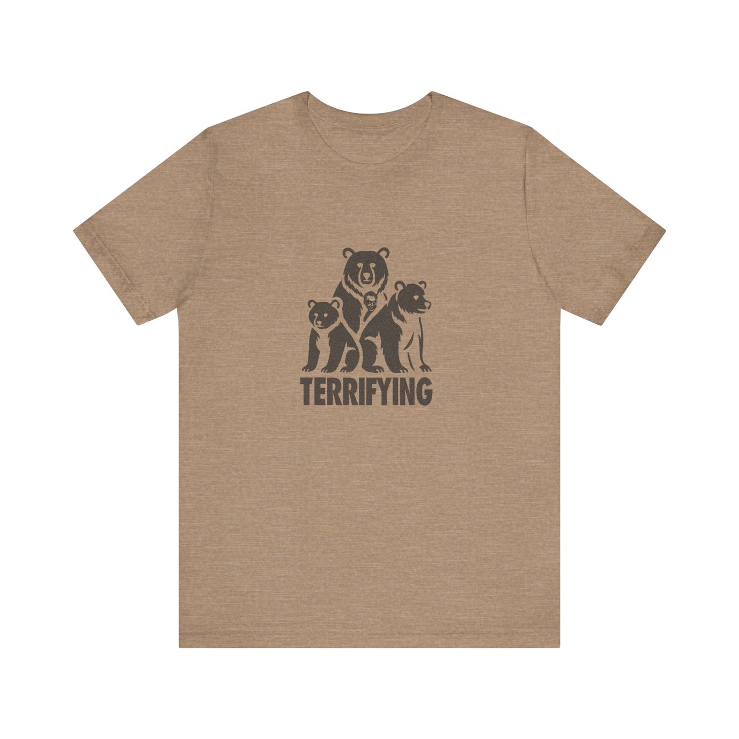 Bears Are Terrifying — Retro Silhouette Tee (Light)