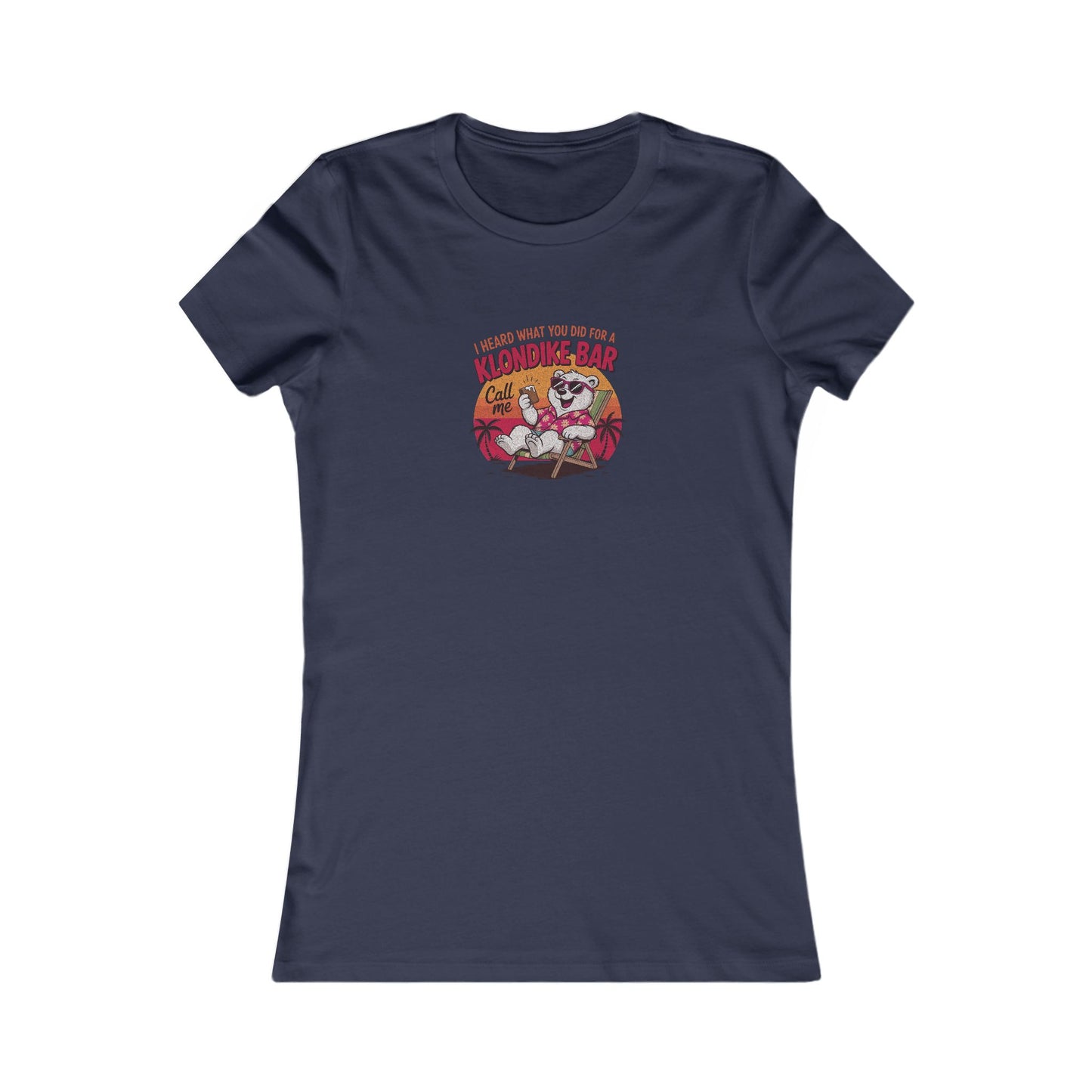 What You Did for a Klondike Bar — Retro Women's Tee (Dark)