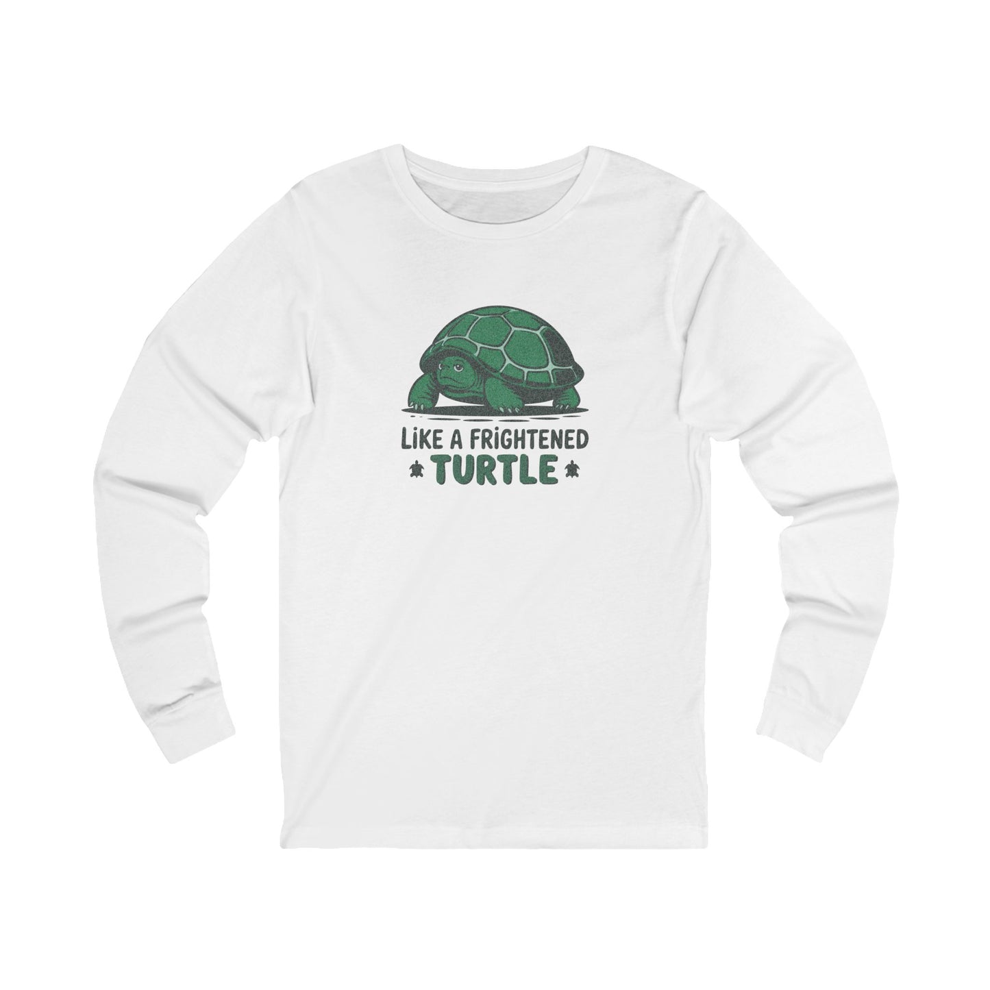 Like a Frightened Turtle — George Costanza Shrinkage Long Sleeve (Light)