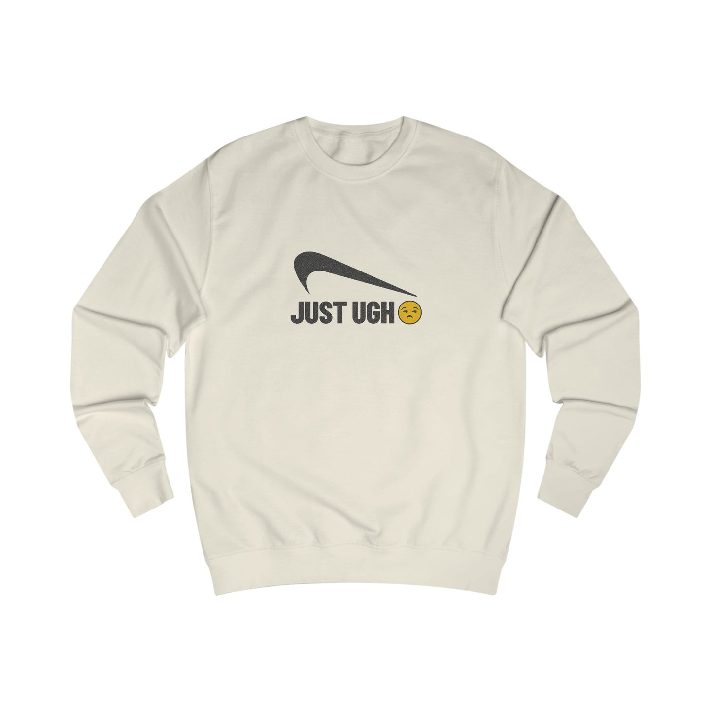 Just Ugh π Athletic Parody β Retro Workout Sweatshirt (Light)