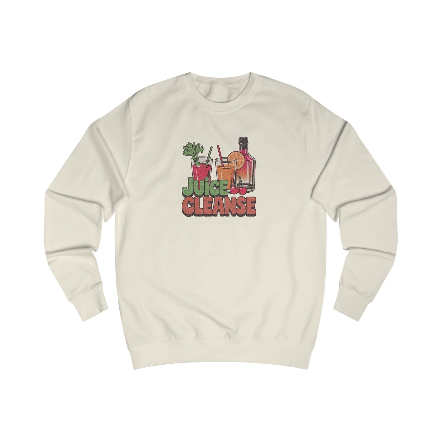 Juice Cleanse Liquid Diet — Boozy Brunch Retro Sweatshirt (Light)