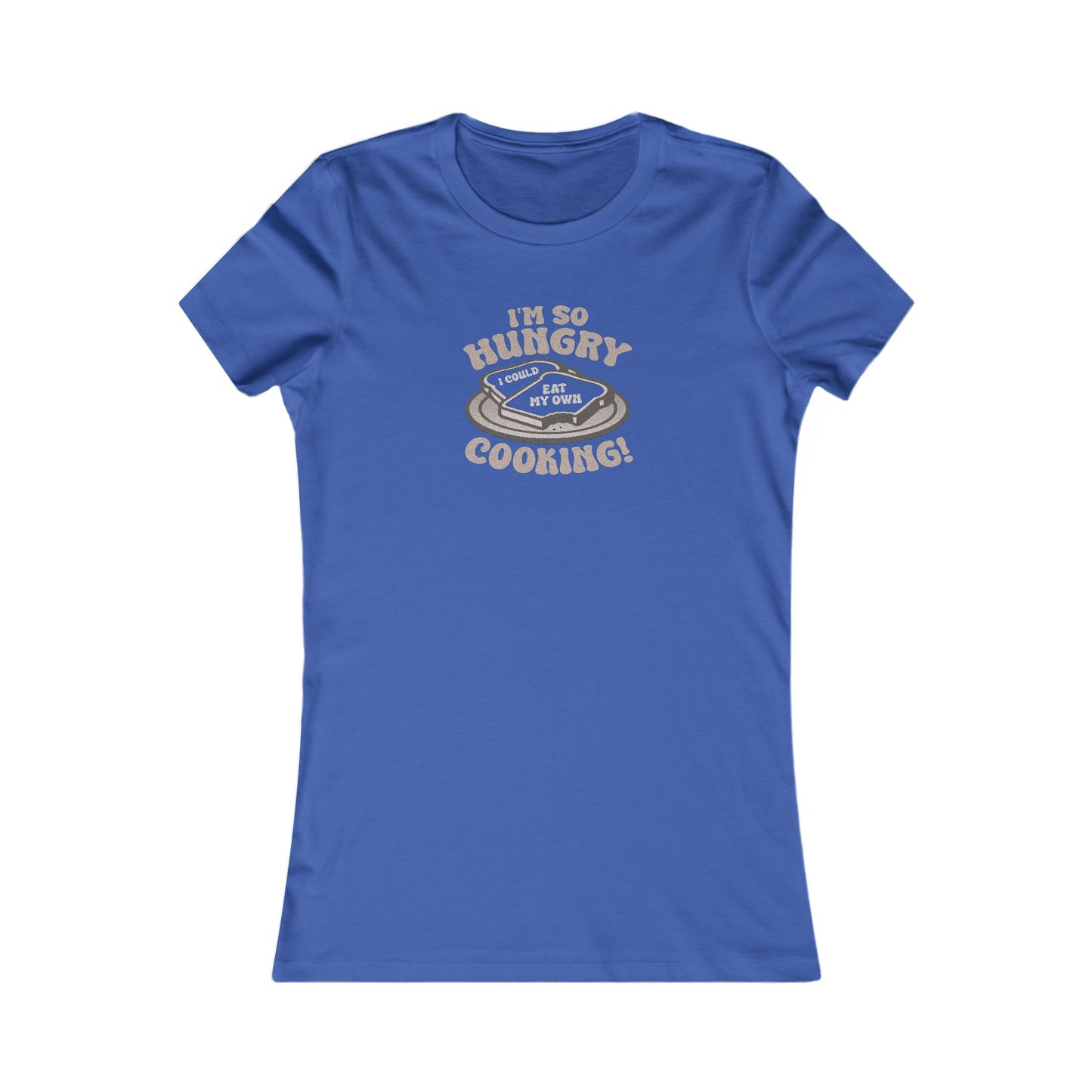 I'm So Hungry, I Could Eat My Own Cooking — Retro Women's Tee (Dark)