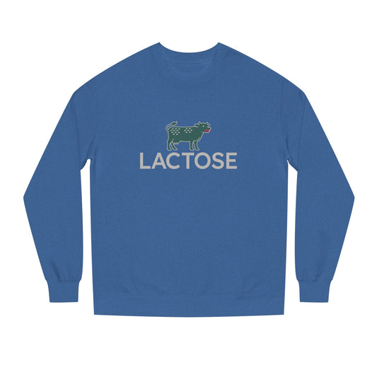 Life is a Beautiful… Typo – LACTOSE Logo Parody Retro Sweatshirt (Dark)