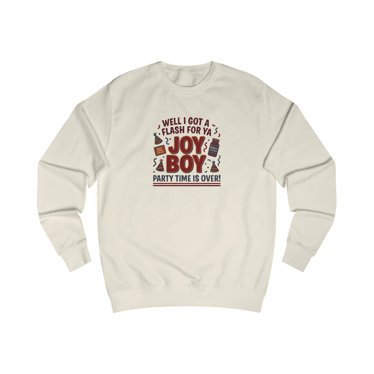 Joy Boy — Seinfeld Library Investigator Retro Sweatshirt (Light)