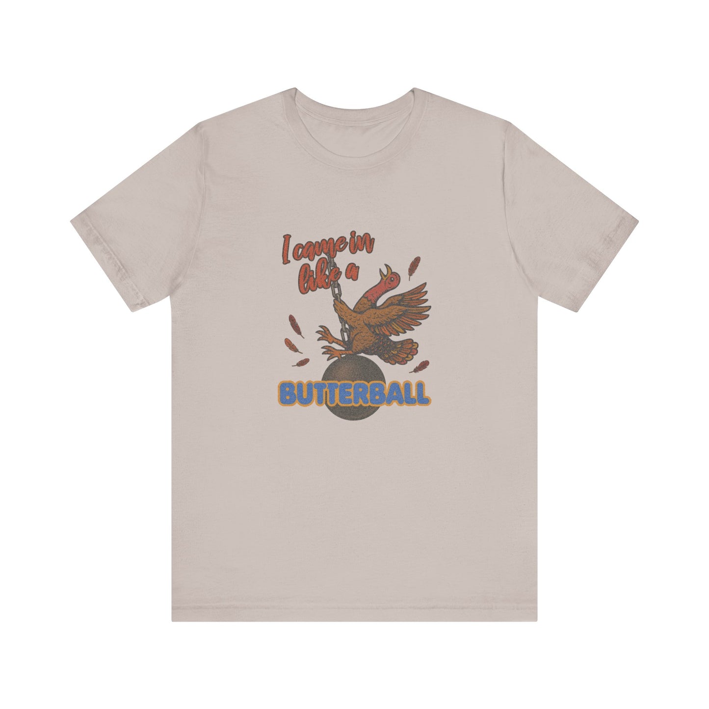 Like a Butterball — Miley Cyrus Thanksgiving Parody Retro Tee (Light)