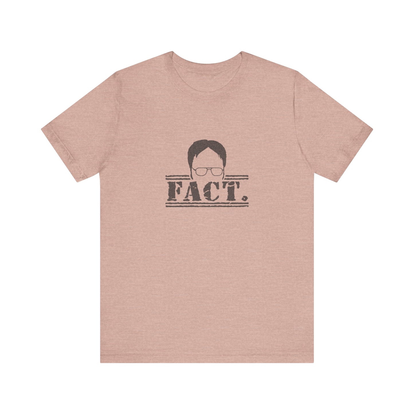 Dwight Schrute FACT. — The Office-Inspired Retro Tee (Light)