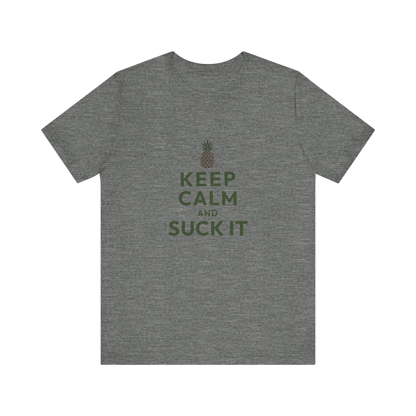 Keep Calm and Suck It — Psych Retro Tee (Light)