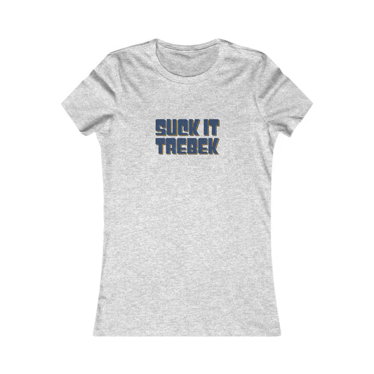 Suck It Trebek — SNL Celebrity Jeopardy Sketch Retro Women's Tee (Light)